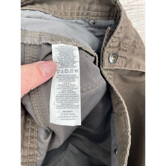 prAna Bridger Straight Slim Fit Jeans‎ Men's Size 38x30 Brown - Picture 9 of 11